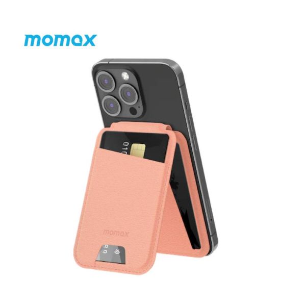 Momax Magnetic Wallet stand with Card Holder Online now