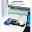 Choetech 3-in-1 Foldable Magnetic Wireless Charging Station T588-F (Black) on Sale