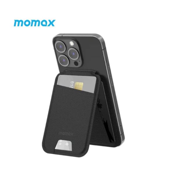 Momax Magnetic Wallet stand with Card Holder Online now