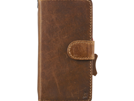 ARICHI Light Leather iPhone Case – Detachable Magnetic Wallet with Extra Card Slots, Handmade Online now