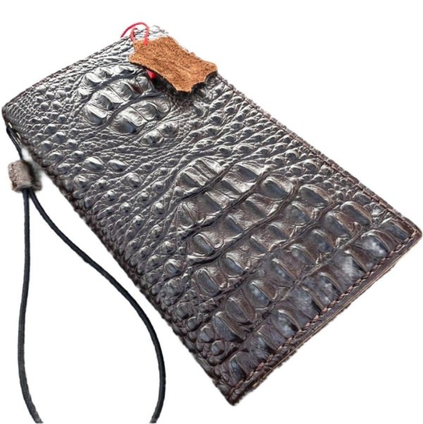 ARICHI Crocodile Embossed Leather Case for iPhone 6-16 Pro Max SE XS – Luxury Wallet Book Style Cover on Sale