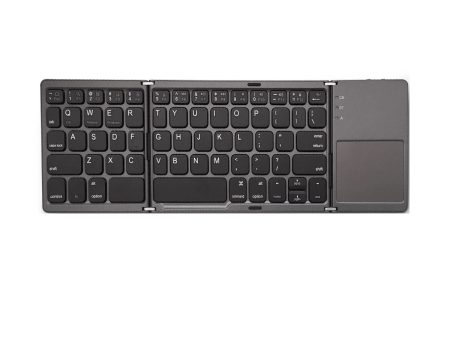 Case Studi Folding Keyboard with Touch Pad (Dark Grey) For Cheap