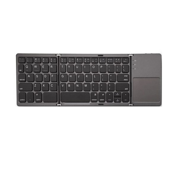 Case Studi Folding Keyboard with Touch Pad (Dark Grey) For Cheap