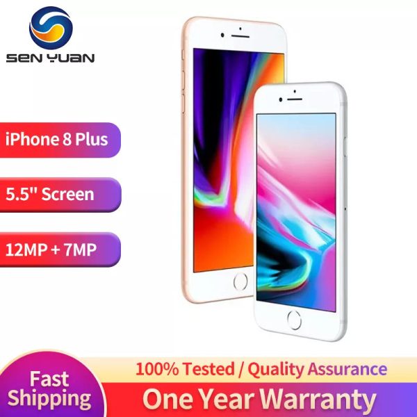 Apple Iphone 8 8P 8 Plus 3GB RAM 64GB 256GB Hexa Core 12MP 4.7“ 5.5” iOS Touch ID 4G LTE Fingerprint iPhone 8 Plus Used Phone Sale