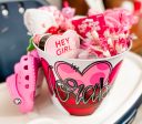 Valentines Painted Metal Bucket For Discount