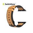 SwitchEasy Hybrid Silicone-Leather Apple Watch  Band (42 44 45 49mm) Hot on Sale