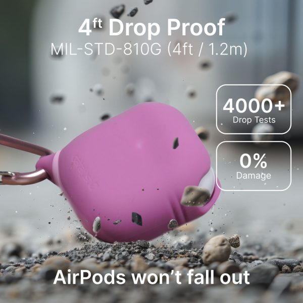 AirPods (Gen 4) - Waterproof Case + Carabiner Online Hot Sale