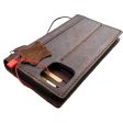 ARICHI Genuine Leather Wallet Case for iPhone – Premium Vintage Book Style with Card Slots Fashion