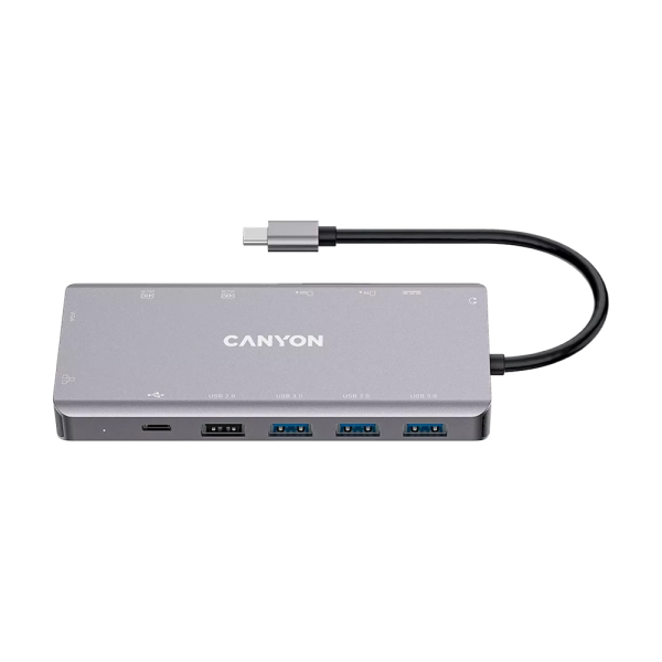 Canyon Hub DS-12 13 in 1 USB-C Grey For Discount