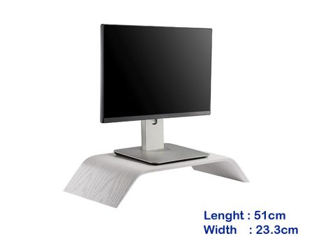 SAMDI Bamboo Monitor Stand For Macbook   Other Laptops   PC   Monitor Online now