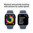 Apple Watch Series 10 GPS, 46 mm Silver Aluminium Case with Denim Sport Band – MWWM3 (M L) Online Sale