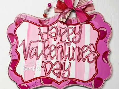 Valentines Quatre Le Foil Doorhanger Fashion