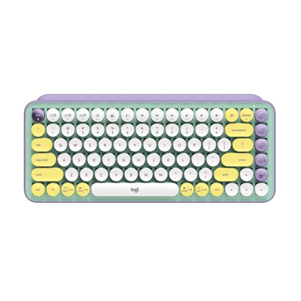 Logitech POP Keys Wireless Mechanical Keyboard with Customizable Emoji Keys Supply