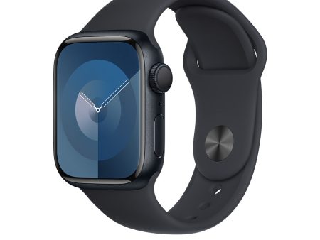 Apple Watch Series 9 GPS, 45 mm Midnight Aluminium Case with Midnight Sport Band – MR9A3 (M L) Sale