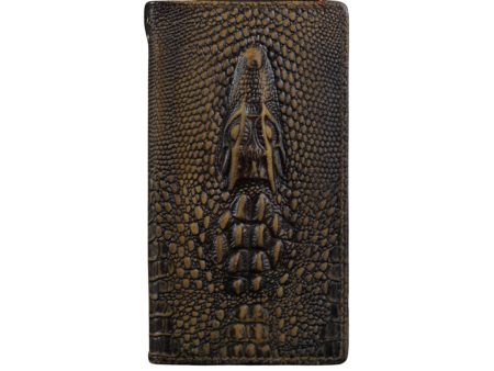 ARICHI Genuine Leather Samsung Galaxy Case – Crocodile Embossed Design Wallet Book Style Cover for S25, S24, S23, S22, S21, Note 20, A71, A53, A12 For Discount