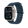 Apple Watch Ultra 2 GPS + Cellular, 49mm Titanium Case with Blue Ocean Band – MREG3 Hot on Sale