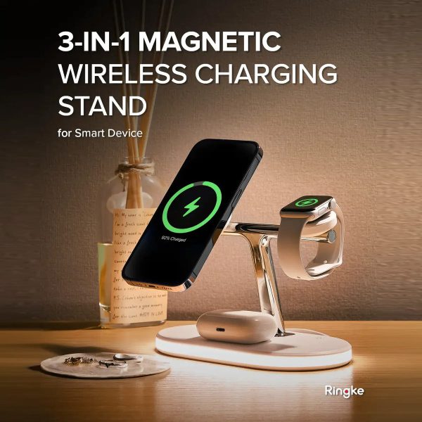 Ringke 3 in 1 Magnetic Wireless Charging Stand Discount