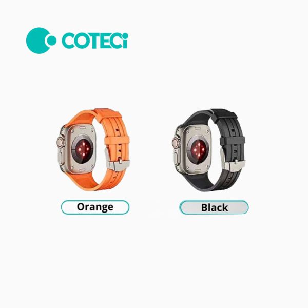 COTECi W115 Watch Fluoroelastomer Sport Strap for Apple Watch (42mm 44mm 45mm 49mm) Supply