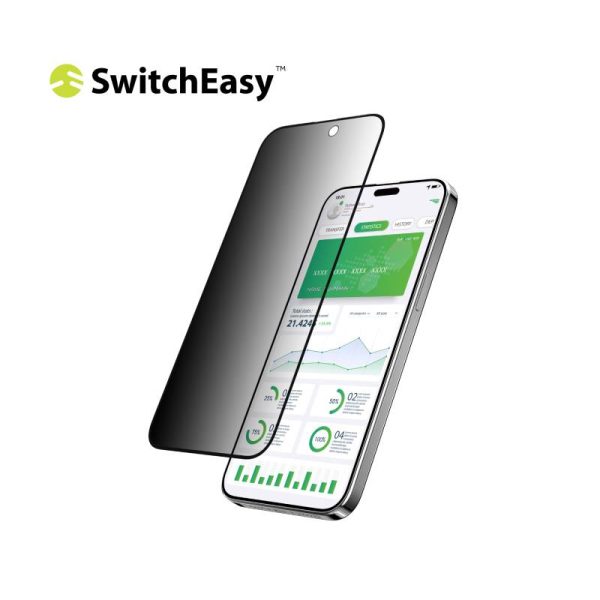 SwitchEasy Glass Privacy Screen Protector for iPhone 16 Series on Sale