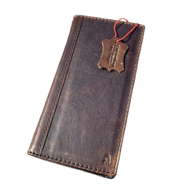 ARICHI Genuine Leather Wallet Case for iPhone – Premium Vintage Book Style with Card Slots Fashion