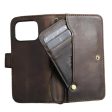 ARICHI Genuine Leather Case for Google Pixel – Handmade Wallet Cover with Card Slots, Button Closure Fashion