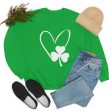 St. Patrick s Day Love & Clover Crewneck Sweatshirt For Cheap