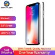 Original iPhone X CellPhone Unlocked 3GB RAM 64GB 256GB ROM 5.8  4G LTE 12MP 2 Rear Camera  Hexa Core Apple Mobile Phone on Sale