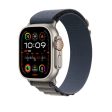 Apple Watch Ultra 2 GPS + Cellular, 49mm Titanium Case with Blue Alpine Loop – MREQ3 (L) Discount