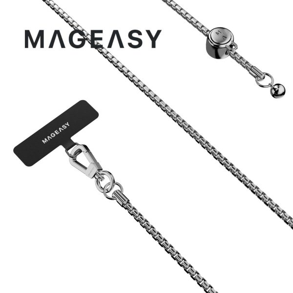 MagEasy Metal Chain Strap (Silver) Sale