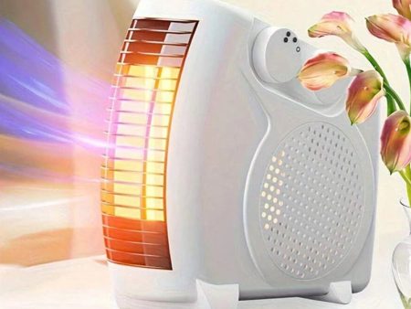 220V Winter Warmer Household Desktop Electric Heater Fan 3 Gear Adjustable Warm Air Blower Ripple Heating Machine Bedroom Office on Sale