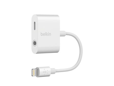 Belkin Lightning Charging Adapter (3.5mm Audio + Charge) Online Hot Sale