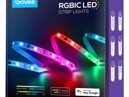 Govee RGBIC 5M LED Light Strip - White Online now