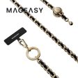 MagEasy Leather Chain Strap - Classic + Strap Card Sale