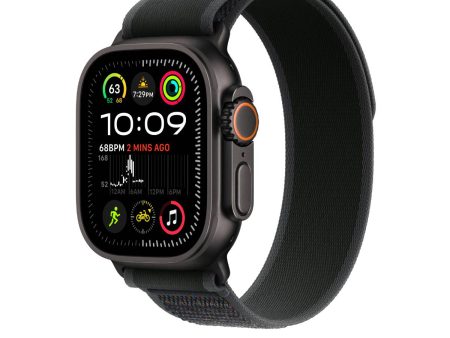 Apple Watch Ultra 2 GPS + Cellular, 49mm Black Titanium Case with Black Trail Loop – MX4V3 (M L) Online