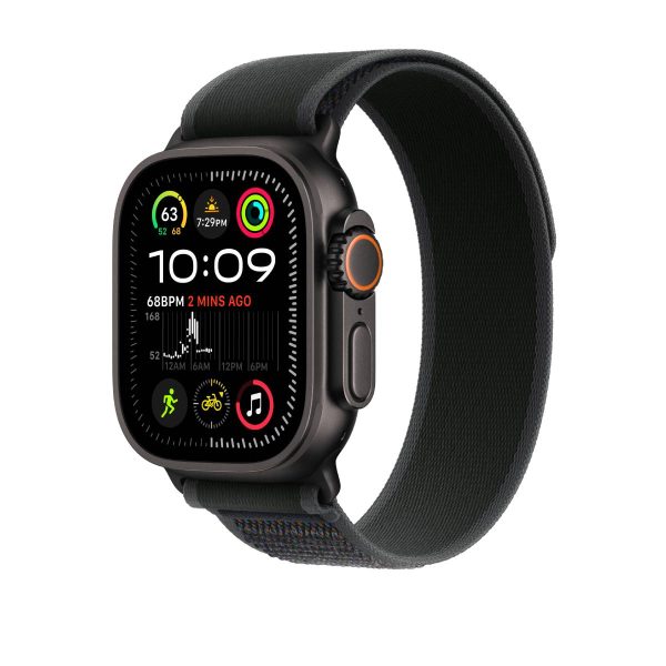 Apple Watch Ultra 2 GPS + Cellular, 49mm Black Titanium Case with Black Trail Loop – MX4V3 (M L) Online