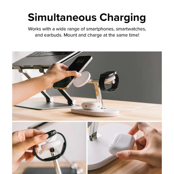 Ringke 3 in 1 Magnetic Wireless Charging Stand Discount