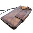 ARICHI Vintage Genuine Leather Case for Google Pixel 9 8 7 6 5 Pro XL Magnetic Closure Wallet Sale