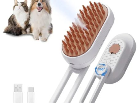 3-in-1 Cat Steam Brush with Foldable Handle Online Hot Sale