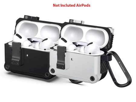 Case Studi Airpods Impact Case for AirPods Pro 2 (White & Black) Online Sale