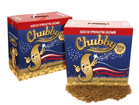 20Lbs Chubby North American Dried Mealworms (Montreal Grown) Recyclable Boxes Non-GMO on Sale