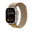 Apple Watch Ultra 2 GPS + Cellular, 49mm Natural Titanium Case with Tan Alpine Loop – MX4H3 (L) For Sale