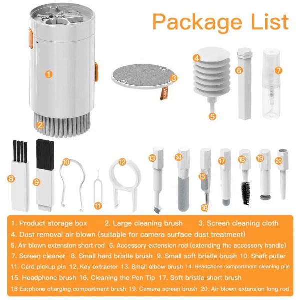 COTECi 20-in-1 Multifunctional Cleaning Kit Fashion