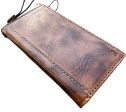 ARICHI Handcrafted Light Tan Leather Pixel Case – Smoked Wax Finish Wallet Cover for Pixel Sale