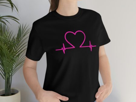 Heart Rhythm Pink (Unisex) Tee Discount