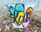 Valentines Painted Metal Bucket For Discount