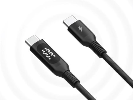 Momax Elitelink USB-C to USB-C PD 100W LED Lylon Braided Fast Charging Cable (1.2m) Discount