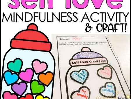 Valentine s Day Self Love Mindfulness Activity Valentines Day Craft For Sale