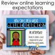 Virtual Learning Expectations Digital Activity for Google Classroom Online Sale