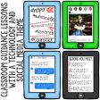 Technology and Social Media Themed Classroom Guidance Lessons Bundle Unit for Upper Elementary or Middle School Counseling Hot on Sale