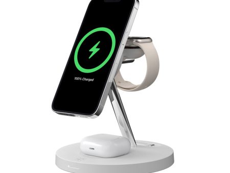 SwitchEasy MagPower 4-in-1 Wireless MagSafe Charging Stand (White) Cheap